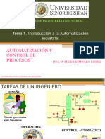 Tema 1. Introducción A La Automatización Industrial