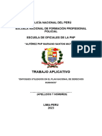 Enfoques Utilizados en El Plan Nacional de Derechos Humanos