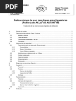 INSTRUCCIONES DE USO Puffers MACLA