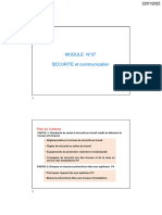 M7 Sécurité Et Communication