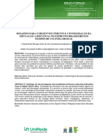 Desafios para o Desenvolvimento e Consolidação Da Ead No Eb em Tempos de Cultura Digital