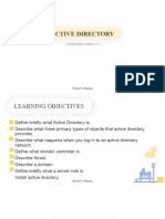 3.1.2 Install Active Directory Presentation