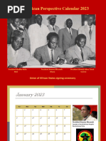 Pan-African Perspective Calendar