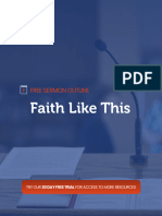 Faith Like This Sermon