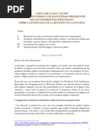 Sagrada Conregación para La Educación Católica - Carta Circular N. 520 - 2009