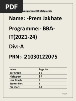 Assignment of Matplotlib-Prem