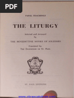 D-The Liturgy - Papal Teachings