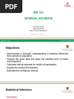 Interval Estimate