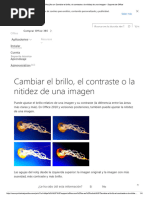 Cambiar El Brillo, El Contraste o La Nitidez de Una Imagen