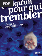 EBOOK Quelquun Pour Qui Trembler Gille