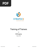 Training of Trainers For Ethiopia - May 29-30, 2023