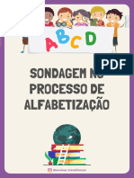 Kit Sondagem Alfabetizacao Ensinar e Transformar