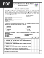 Survey Questionnaire Group 5