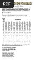 Chaos Daemon Name Generator