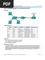 Lab6a2 - Configuring NAT Pool Overload and PAT