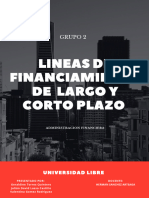 Financiamiento A Corto y Largo Plazo