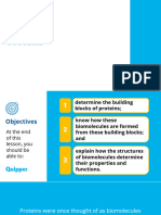 Physical Science SHS 8.1 Proteins