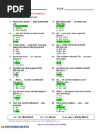 Simple Past & Present Perfect