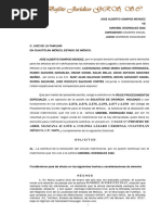 Divorcio Incausado Estado de Mexico