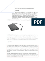 II. Proposal We Would Like To Propose The Following Computer Parts To The Programmer: 1. Backup Devices and Media