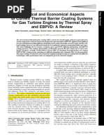 Diffrent Metod Between EB-PVD and Thermal Spray For TBC Coating