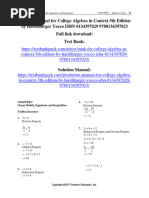 Solution Manual For College Algebra in Context 5th Edition by Harshbarger Yocco ISBN 0134397029 9780134397023