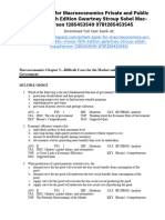 Macroeconomics Private and Public Choice 15th Edition Gwartney Test Bank 1