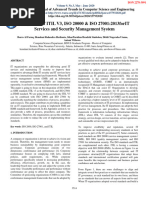 Integration of ITIL V3 ISO 20000 and ISO