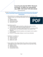 Discovering The Scientist Within Research Methods in Psychology 1st Edition Lewandowski Test Bank 1