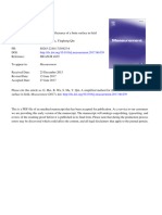 A Simplified Method For The Solar Reflectance of A Finite Surface in Field