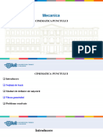 Cinematica Punctului in Fizica