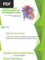 Semana - Semiologia Sistema Cardiovascular.