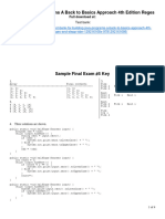 Building Java Programs A Back To Basics Approach 4th Edition Reges Test Bank 1