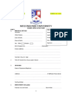 Application Form