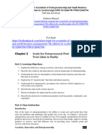 Solution Manual For Essentials of Entrepreneurship and Small Business Management 7th Edition by Scarborough ISBN 0132666790 9780132666794