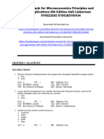 Microeconomics Principles and Applications 6th Edition Hall Test Bank 1