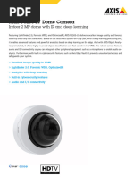 Datasheet Axis p3265 LV Dome Camera en US 359780