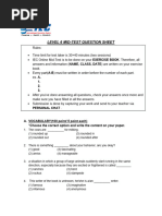 LEVEL 6 Mid-Test