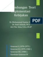 Perkembangan Teori Implementasi Kebijakan (Autosaved) 2