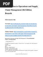 Introduction To Operations and Supply Chain Management 4th Edition Bozarth Test Bank 1