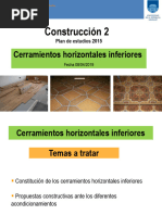 Clase 07 - Cerramientos Horizontales Inferiores