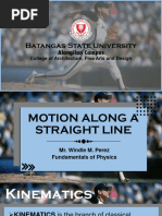 FOP CH.5 Kinematics 1 Straight Line Motion