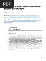 Computer Science An Overview 12th Edition Brookshear Solutions Manual 1