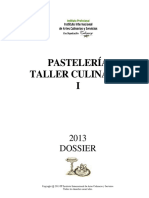 Dossier Pasteleria-Taller Culinario I - 2013