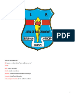 Informe de Indagación CYT