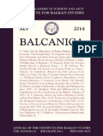 Balcanica XLV 2014