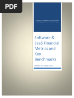 Software & SaaS Financial Metrics and Key Benchmarks