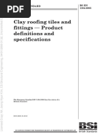 Clay Roofing Tiles and Fittings - Product Definitions and Specifications