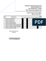 Jadwal Supervisi Kegiatan UKM