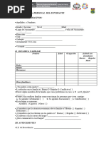 Ficha Personal Del Estudiante